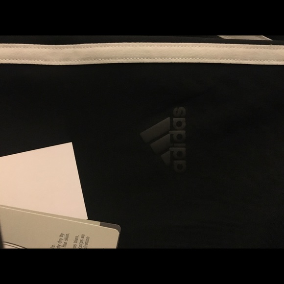 SOLD NWT Adidas ClimaLite Black Leggings (M) - Picture 4 of 8